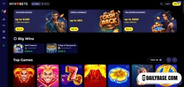 Een Overzicht van Nyxbets Casino voor Nederlandse Spelers en Bonussen. Een Overzicht van Nyxbets Casino voor Nederlandse Spelers en Bonussen.